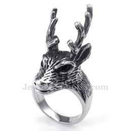 Anillo De Ciervo De Titanio