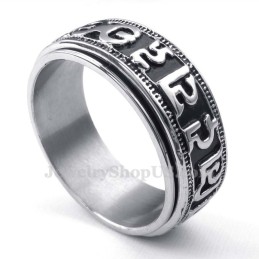 Anillo Giratorio De Titanio