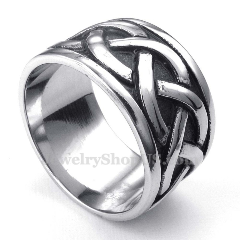 Anillo De Titanio Con Nudo Irlandés Anillo De Titanio Con Nudo Irlandés