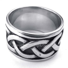 Anillo De Titanio Con Nudo Irlandés