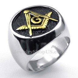 Anillo Masónico De Titanio