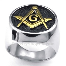 Anillo Masónico De Titanio
