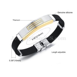 Pulsera De Titanio Para Hombre C998 En Oferta