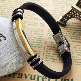 Exquisita Pulsera De Titanio Para Hombre C801
