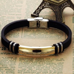 Exquisita Pulsera De Titanio Para Hombre C801