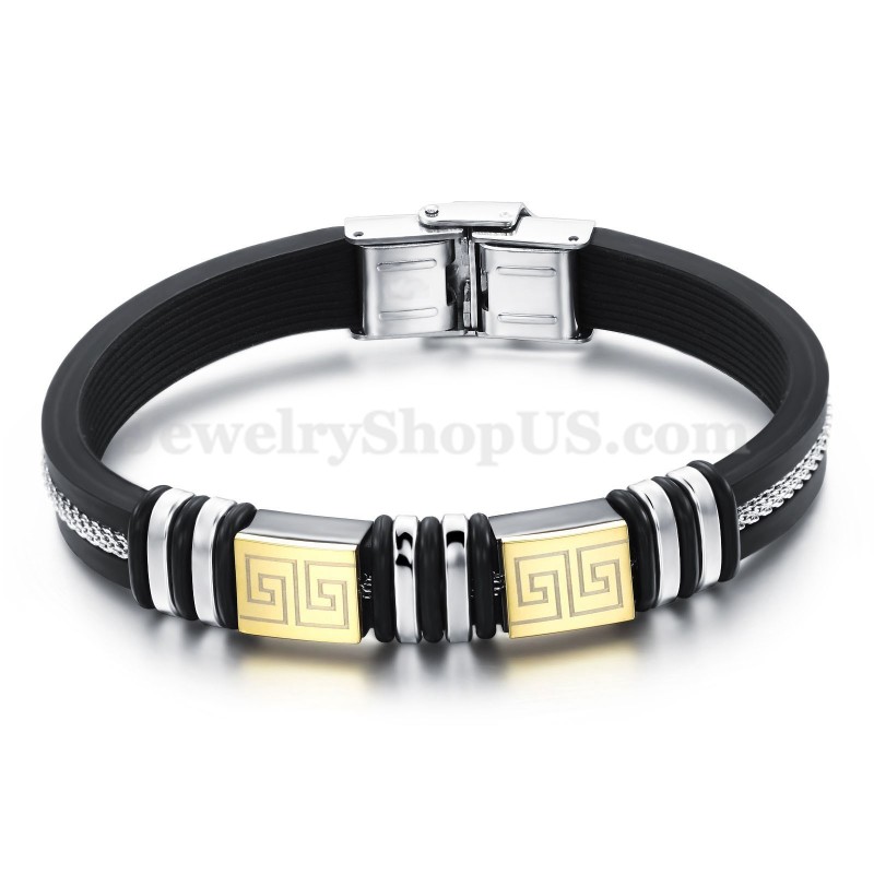 Elegante Pulsera De Titanio Para Hombre C932 Elegante Pulsera De Titanio Para Hombre C932