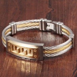 Pulsera Clásica De Titanio Para Hombre Online C784