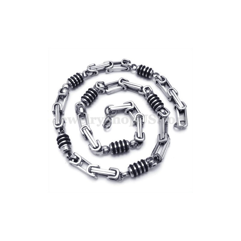 Cadena De Collar De Titanio Para Hombre De Moda