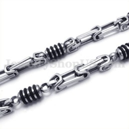 Cadena De Collar De Titanio Para Hombre De Moda