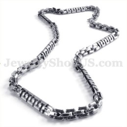 Cadena De Collar De Titanio Para Hombre De Moda