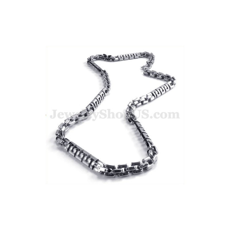 Cadena De Collar De Titanio Para Hombre De Moda