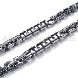 Cadena De Collar De Titanio Para Hombre De Moda