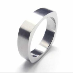 Anillo Unisex De Titanio Puro De 5 Mm