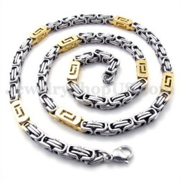 Cadena De Collar De Titanio Para Hombre De Moda