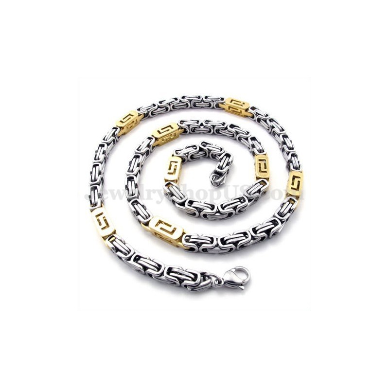 Cadena De Collar De Titanio Para Hombre De Moda