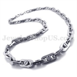 Elegante Cadena De Collar De Titanio Para Hombre