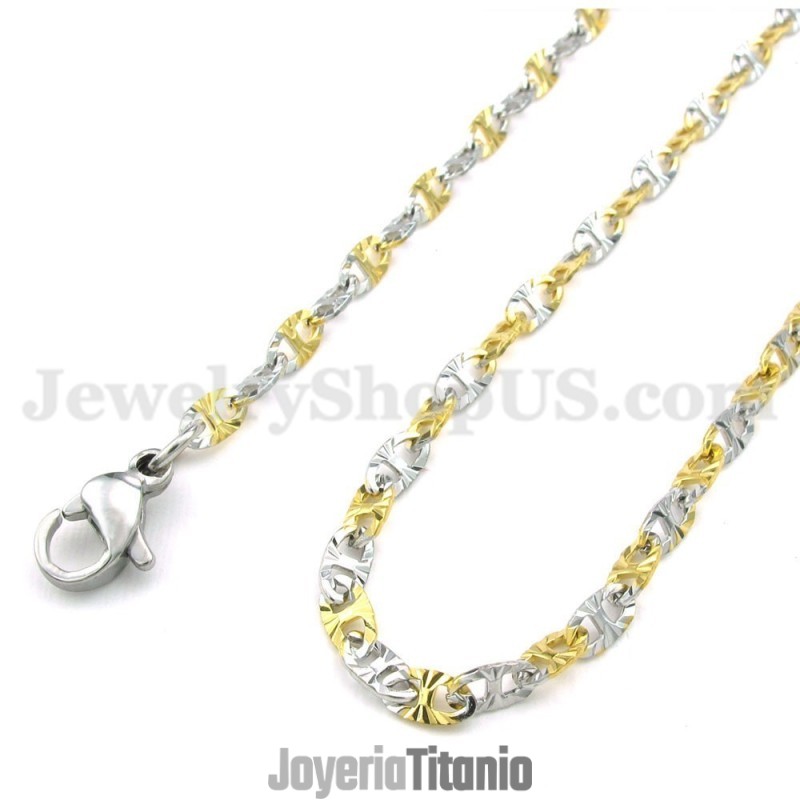 Cadena De Collar De Titanio De Moda