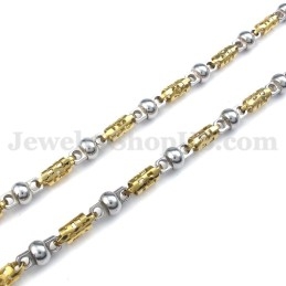 Cadena De Collar De Titanio Para Hombre De Moda