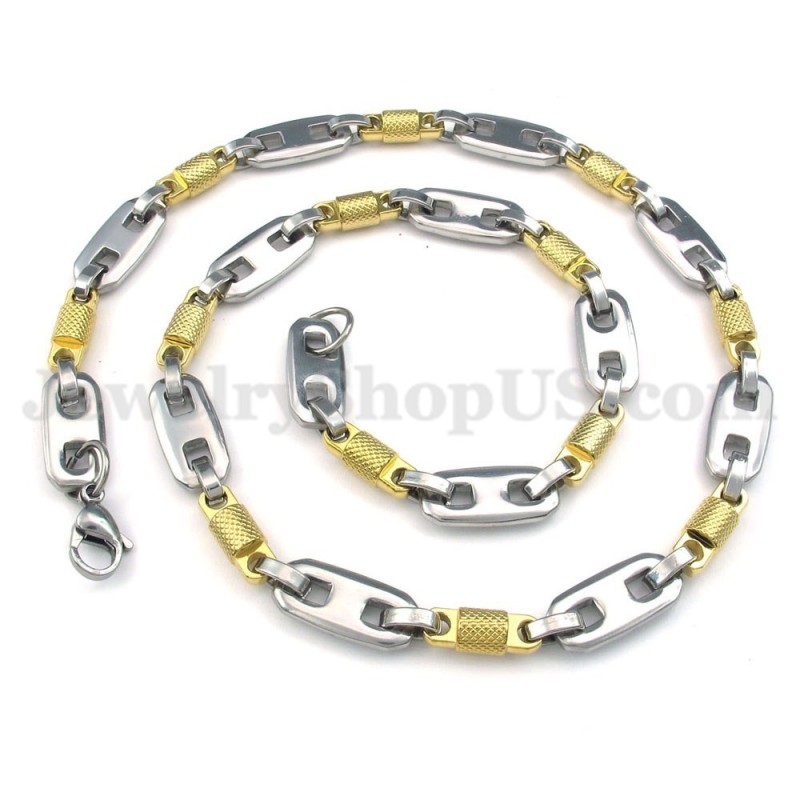 Cadena De Collar De Titanio Para Hombre De Moda