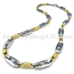 Cadena De Collar De Titanio Para Hombre De Moda