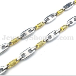 Cadena De Collar De Titanio Para Hombre De Moda