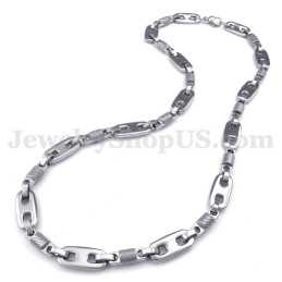 Cadena De Collar De Titanio Para Hombre De Moda