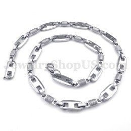 Cadena De Collar De Titanio Para Hombre De Moda