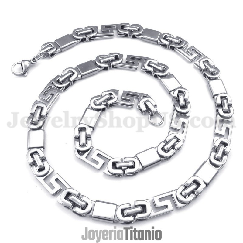 Cadena De Collar De Titanio Para Hombre De Moda