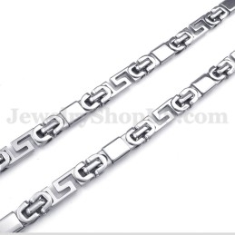 Cadena De Collar De Titanio Para Hombre De Moda