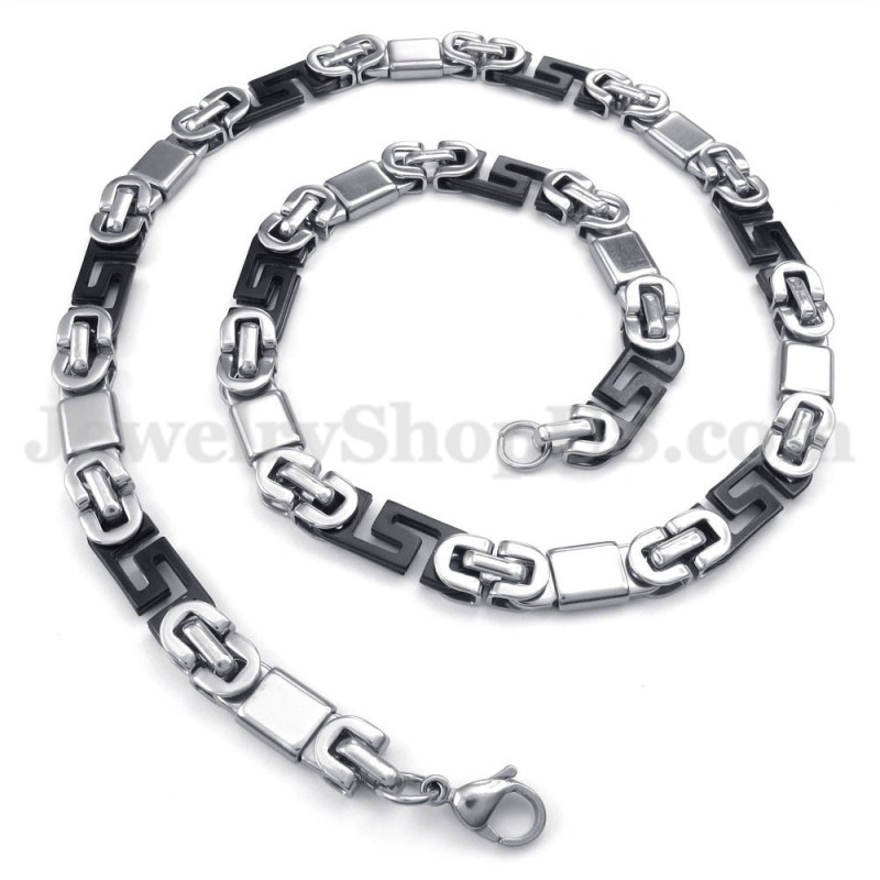 Cadena De Collar De Titanio Para Hombre De Moda