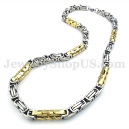 Exquisita Cadena De Collar De Titanio Para Hombre