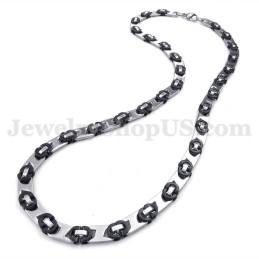 Exquisita Cadena De Collar De Titanio Para Hombre
