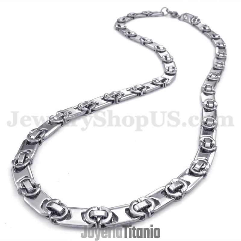 Exquisita Cadena De Collar De Titanio Para Hombre