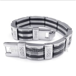 Pulsera De Caucho De Titanio Para Hombre