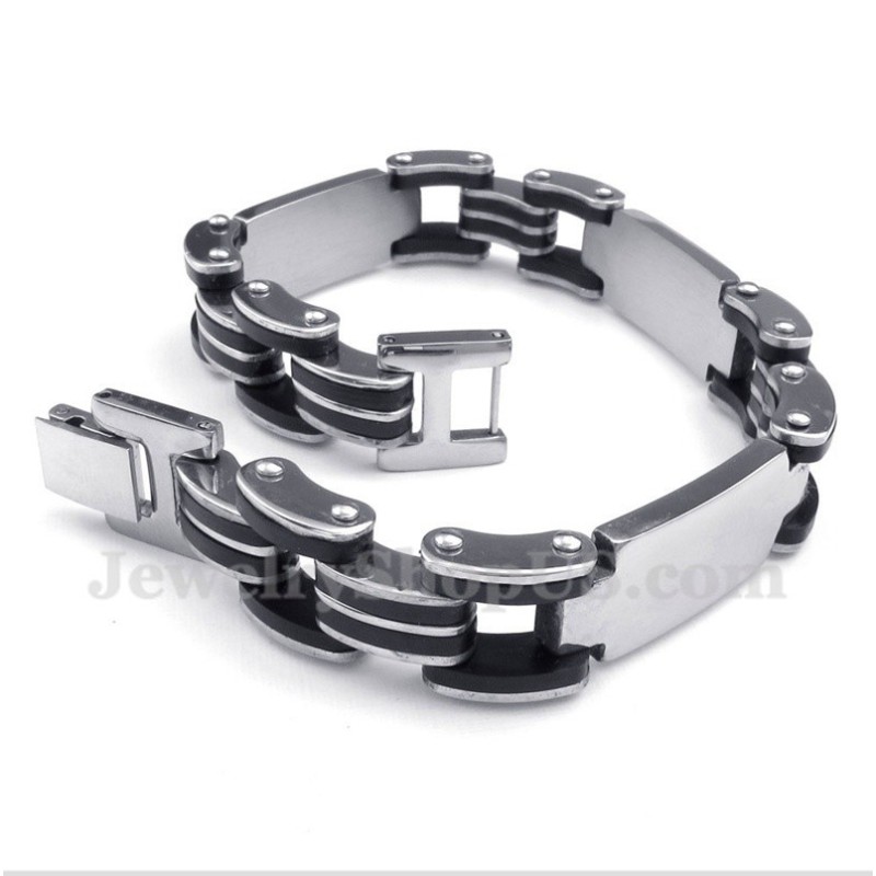 Pulsera De Caucho De Titanio Para Hombre Pulsera De Caucho De Titanio Para Hombre