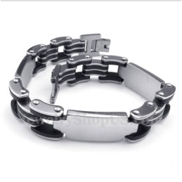 Pulsera De Caucho De Titanio Para Hombre