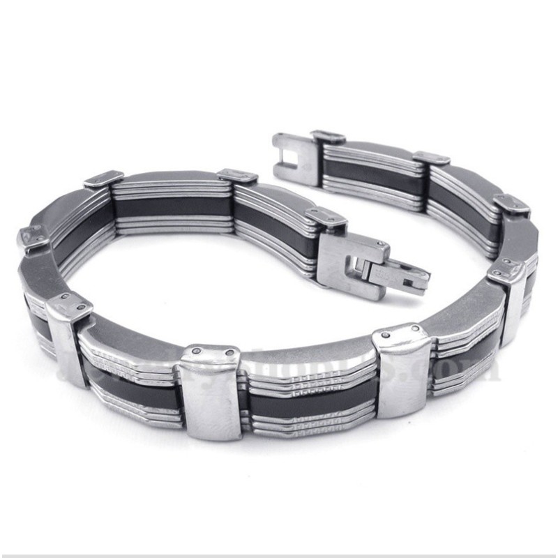 Pulsera De Caucho De Titanio Para Hombre Pulsera De Caucho De Titanio Para Hombre