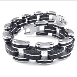 Pulsera De Caucho De Titanio Para Hombre