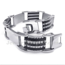 Pulsera De Caucho De Titanio Para Hombre