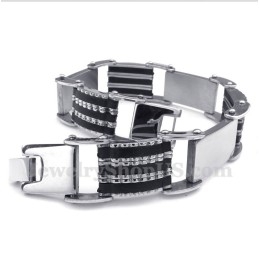 Pulsera De Caucho De Titanio Para Hombre