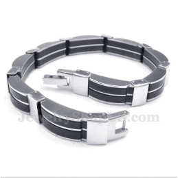Pulsera De Caucho De Titanio Para Hombre