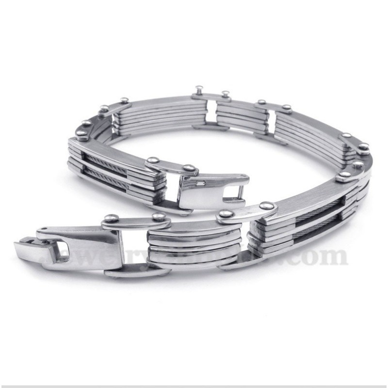 Pulsera De Cable De Titanio Para Hombre Pulsera De Cable De Titanio Para Hombre