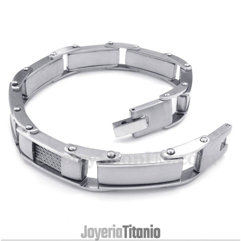 Pulsera De Cable De Titanio Para Hombre Pulsera De Cable De Titanio Para Hombre