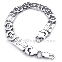 Pulsera De Cruz De Titanio Para Hombre