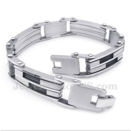Pulsera De Cable De Titanio Negro Para Hombre