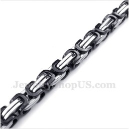 Pulsera De Titanio Negra Para Hombre