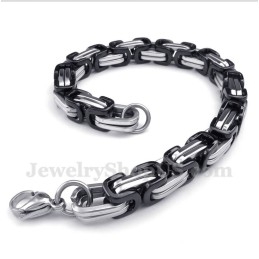 Pulsera De Titanio Negra Para Hombre