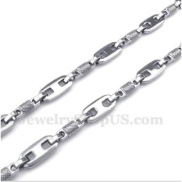 Collar Cilíndrico De Titanio Para Hombre