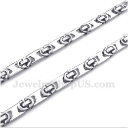 Collar De Media Luna De Titanio Para Hombre