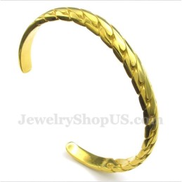 Pulsera De Oro Fundido De Titanio Para Hombre